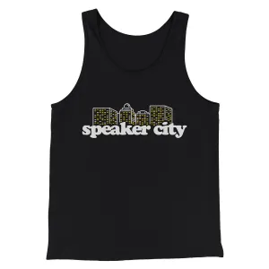 Speaker City Funny Movie Men/Unisex Tank Top