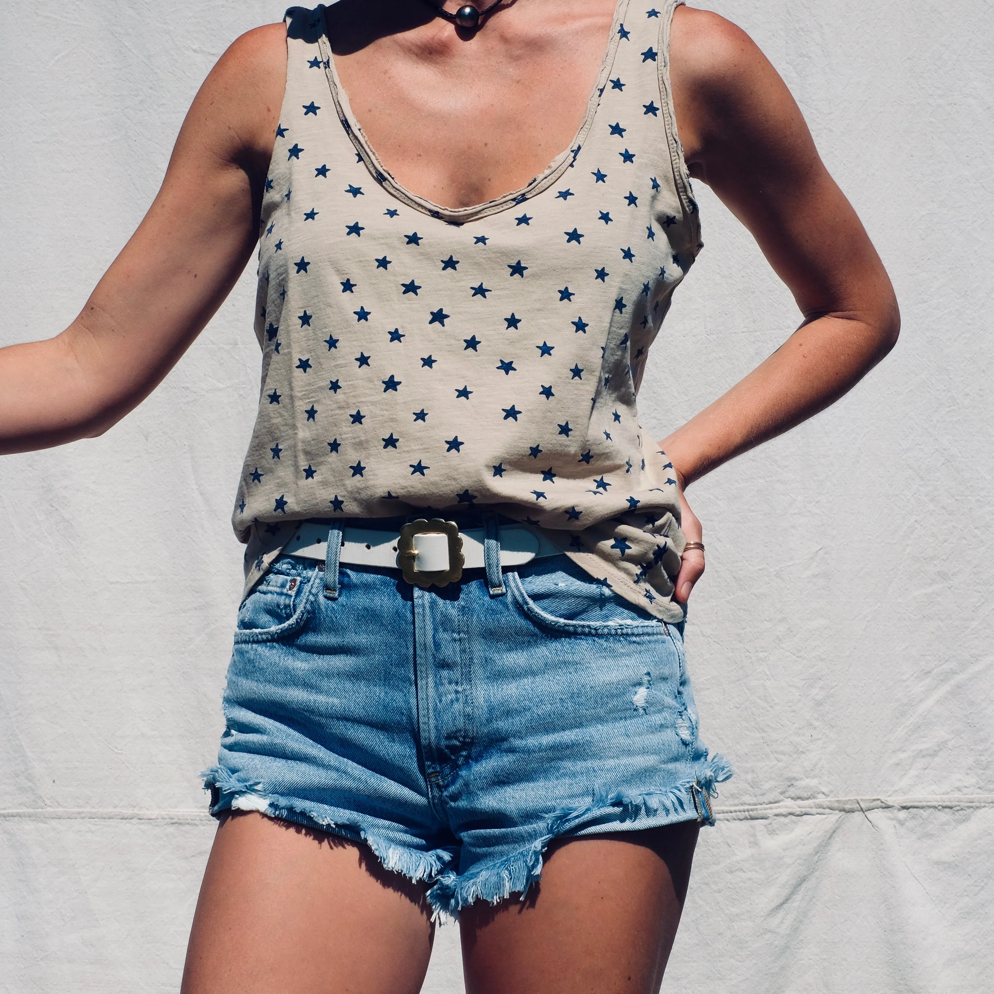 Star Jessica Tank - Beige