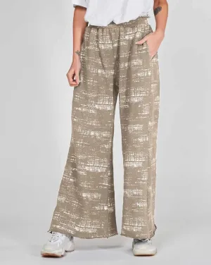 Static Shirring Elastic Sweatpant