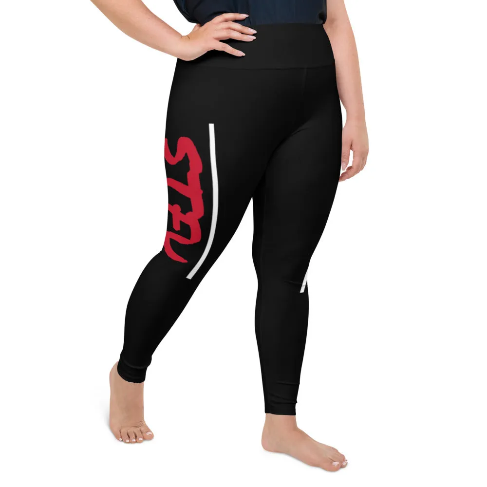 STFU Classic Logo Plus Size Leggings - Black