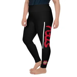 STFU Classic Logo Plus Size Leggings - Black