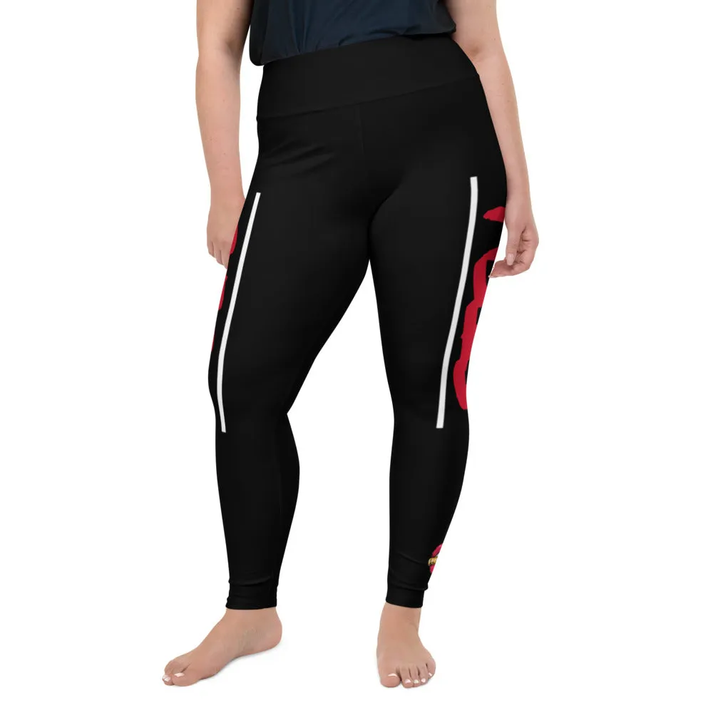 STFU Classic Logo Plus Size Leggings - Black