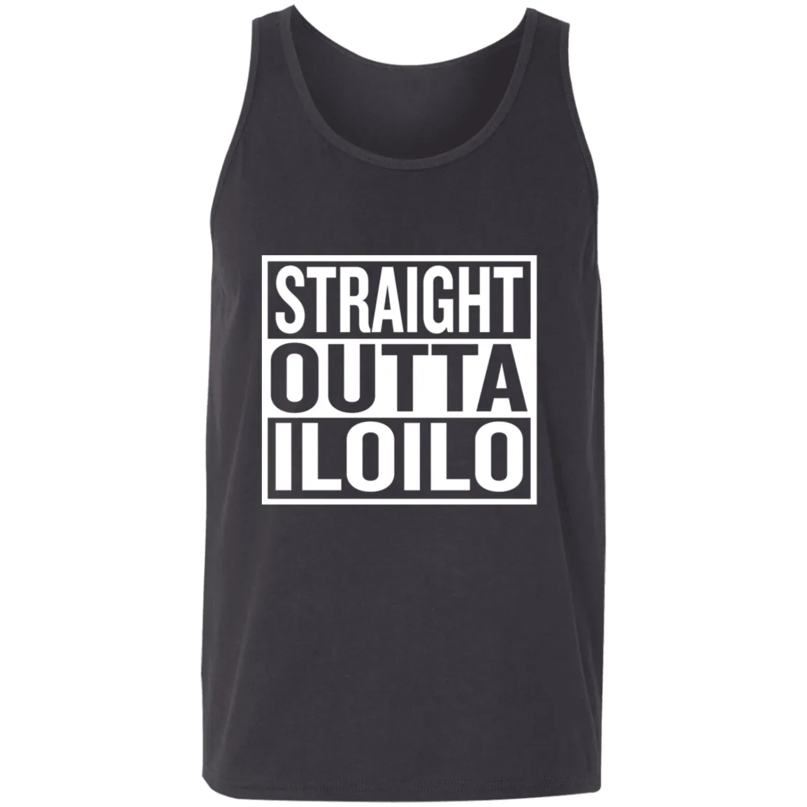 Straight Outta Iloilo Unisex Cotton Tank Top