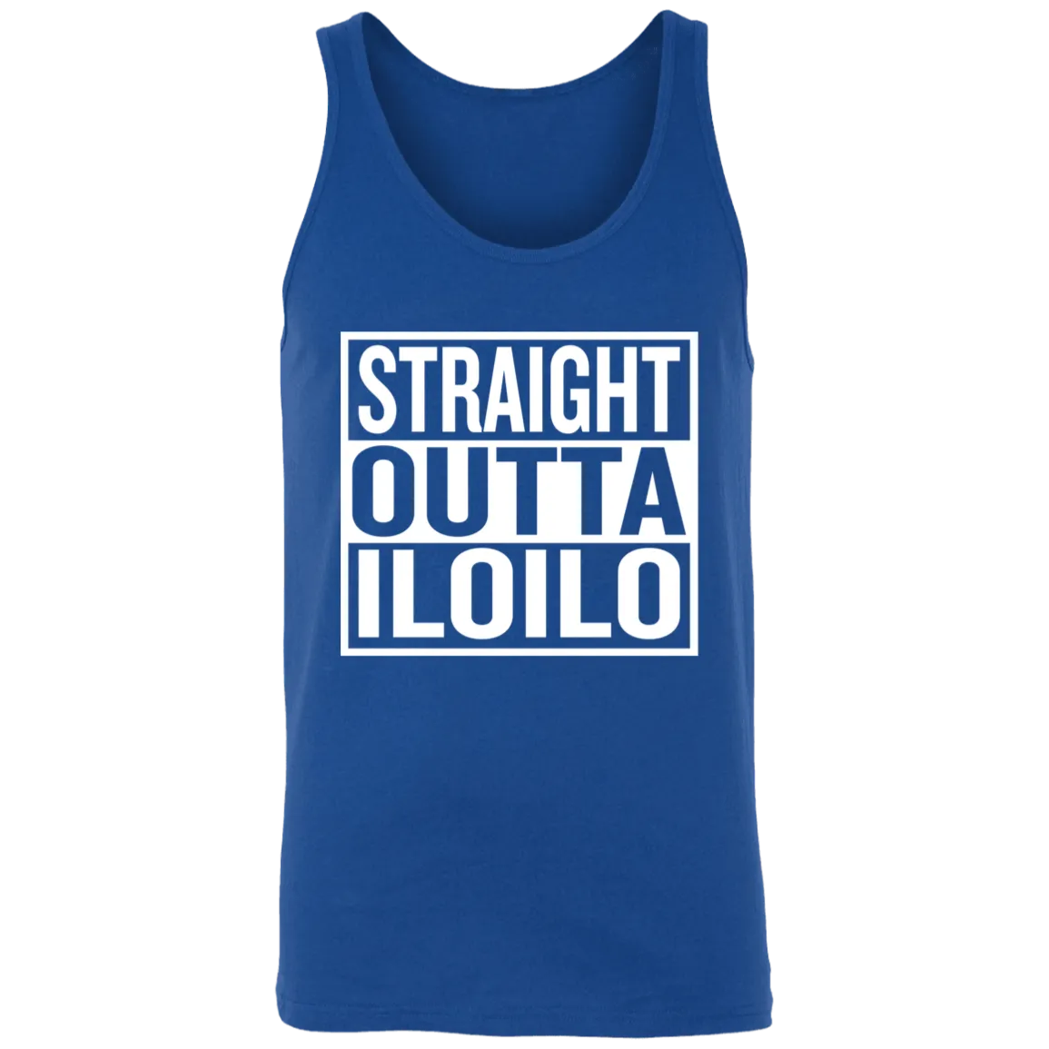 Straight Outta Iloilo Unisex Cotton Tank Top