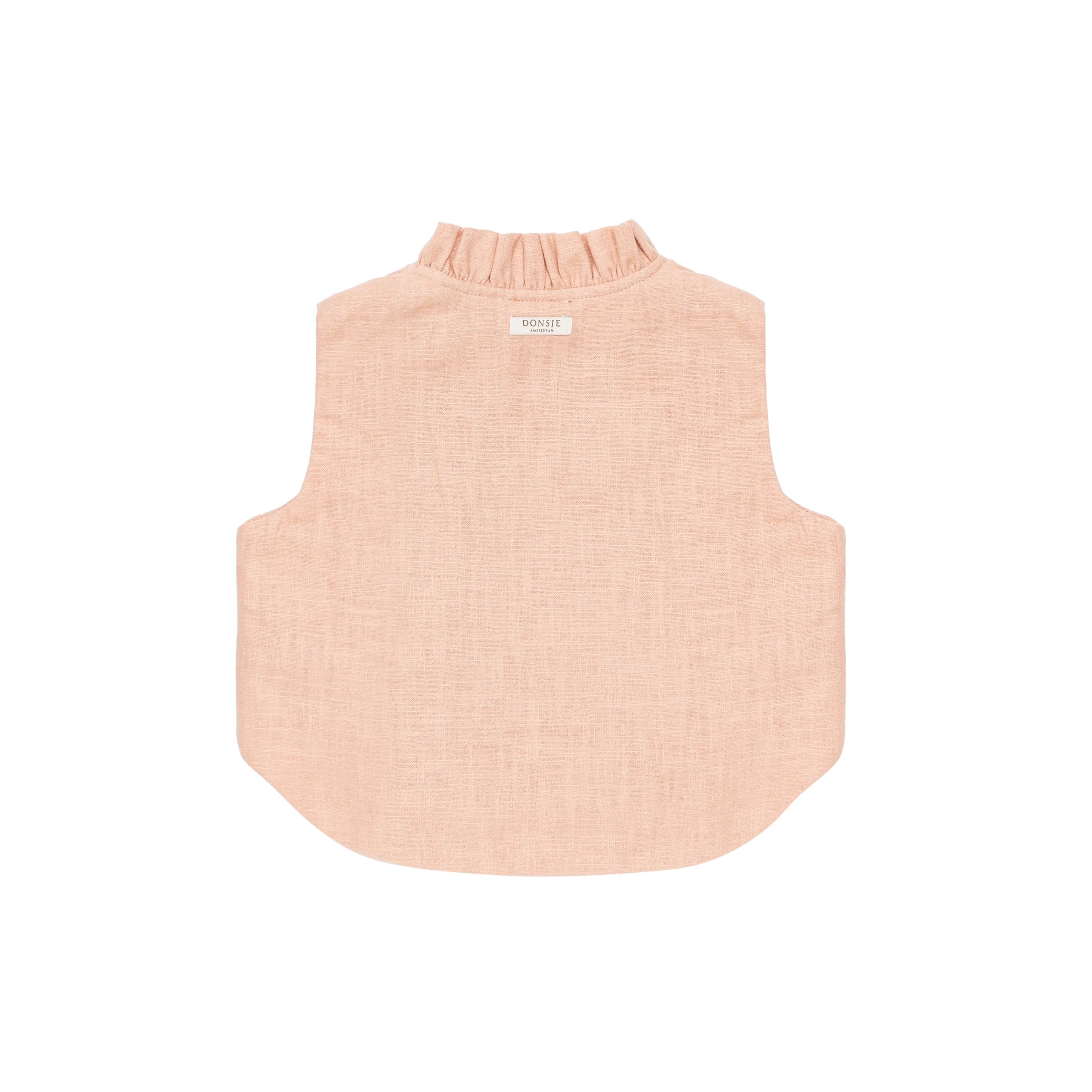 Sugy Linen Gilet | Poppy | Cloudy Rose