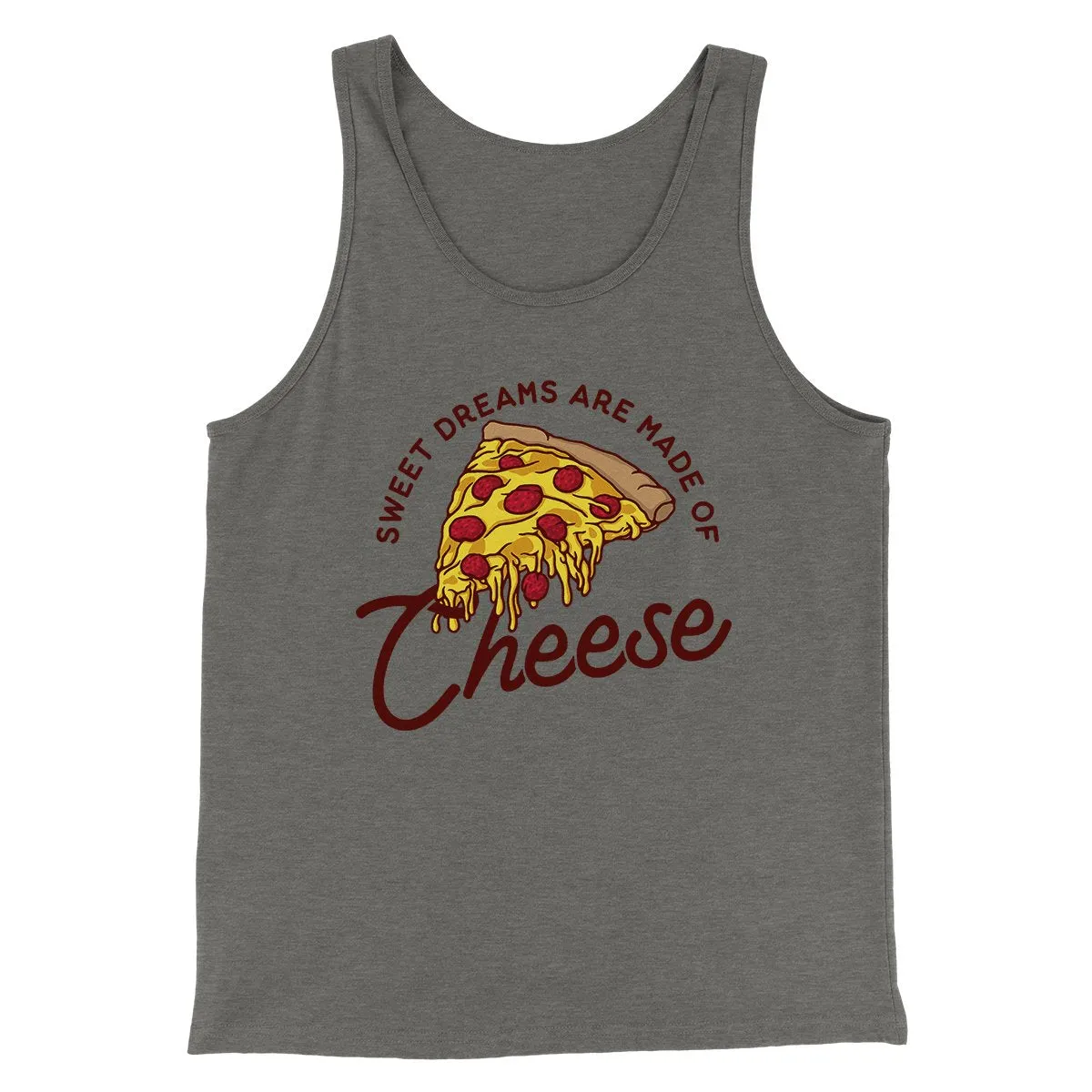 Sweet Dreams Are Made Of Cheese Men/Unisex Tank Top