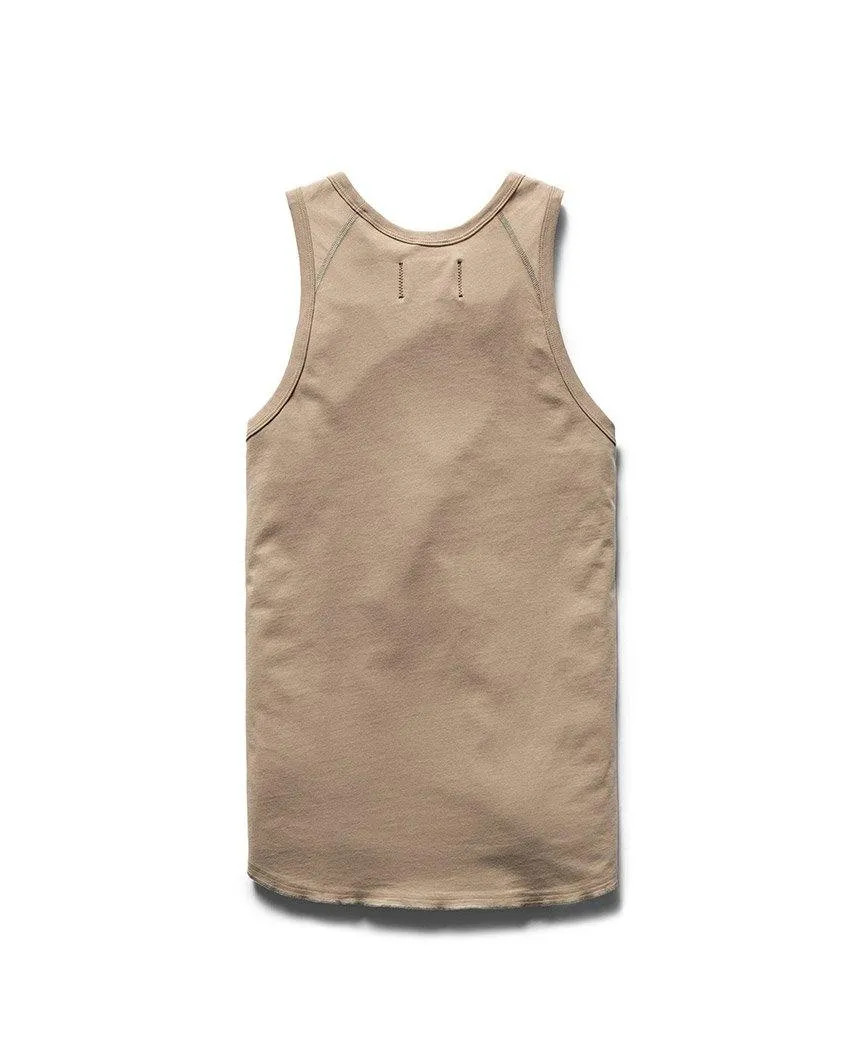 Tank Top Pima Jersey Khaki