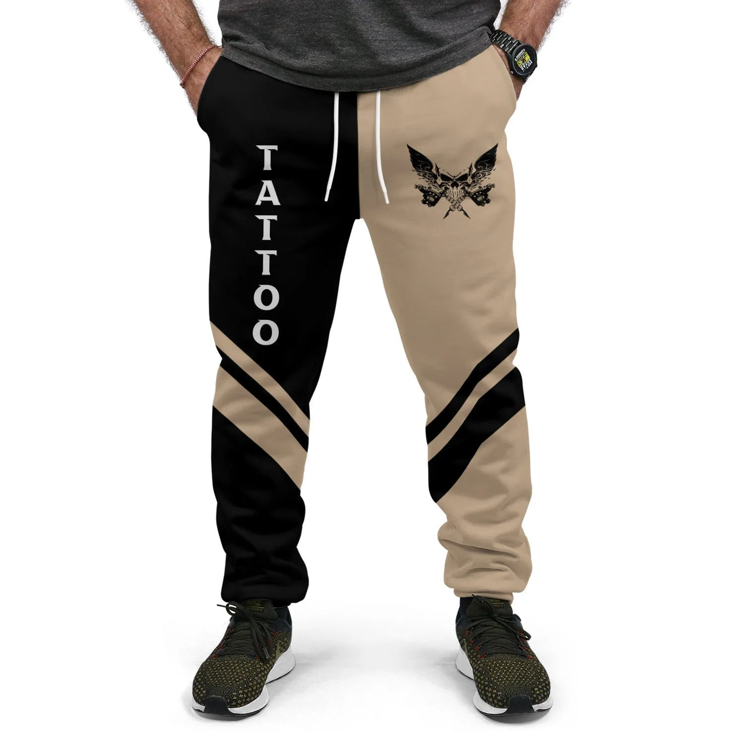 Tattoo & Body Piercing Personalized Name 3D Sweatpants Tattoo Jogger