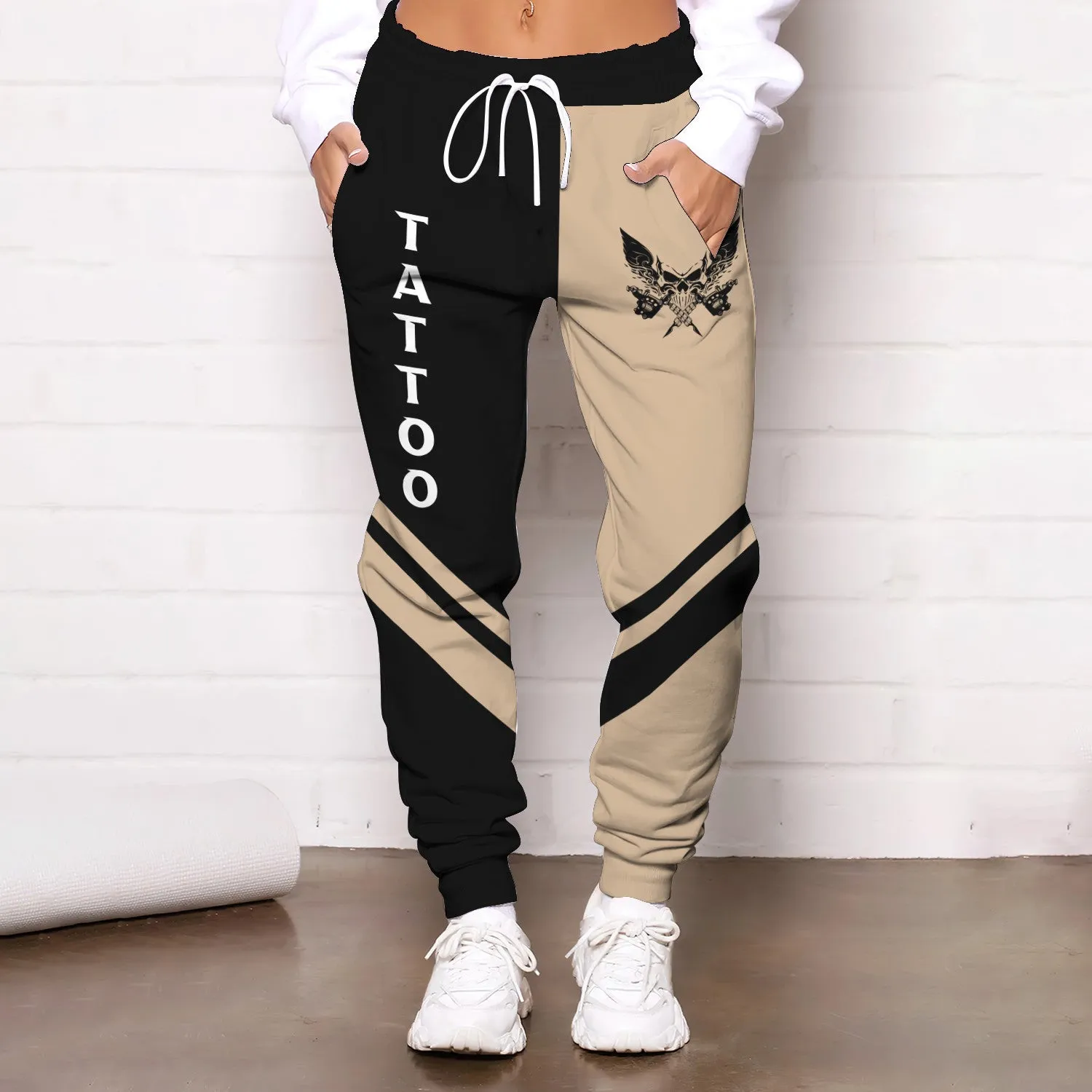 Tattoo & Body Piercing Personalized Name 3D Sweatpants Tattoo Jogger