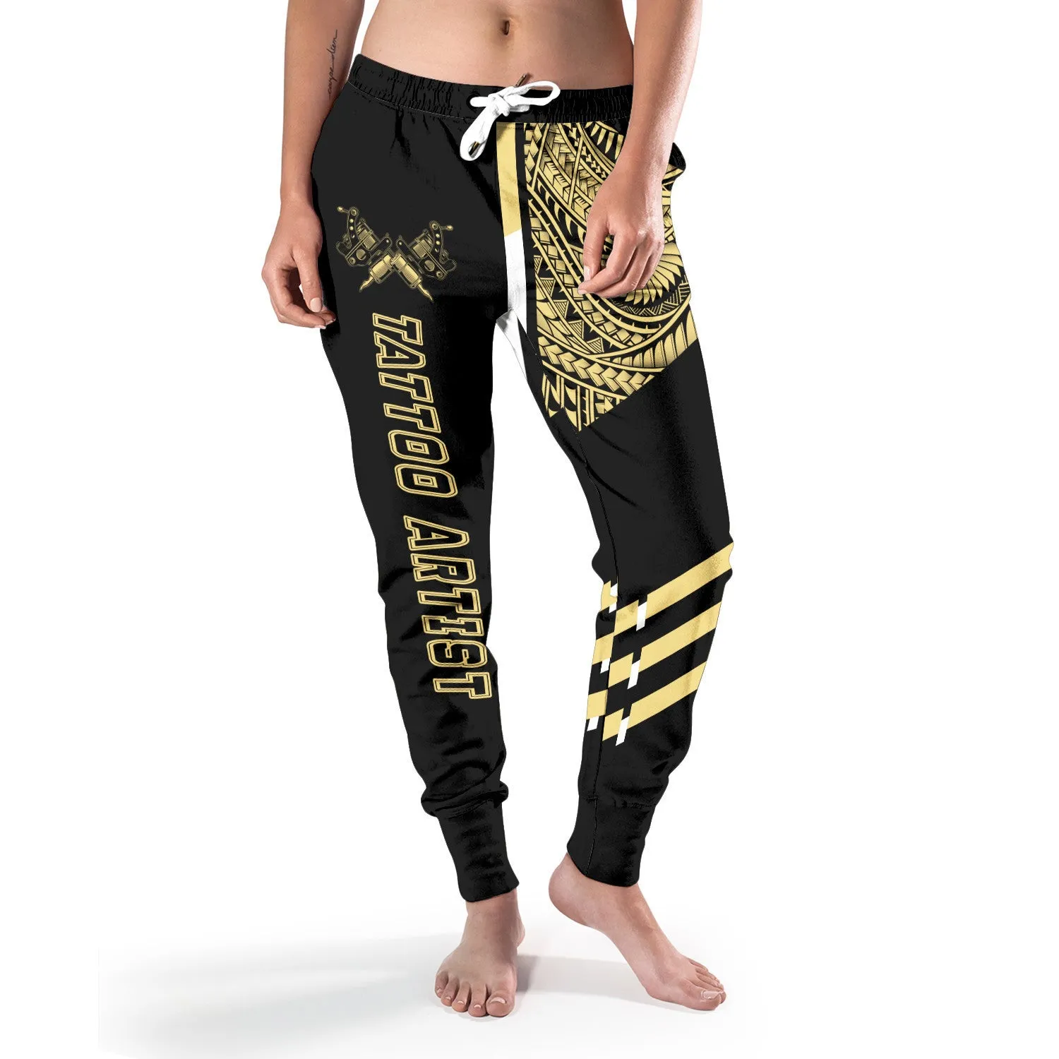 Tattoo Artist Personalized Name 3D Sweatpants Tattoo Machine Jogger