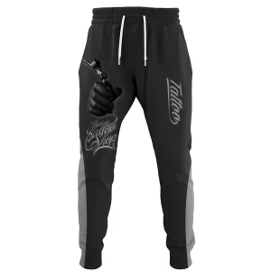 Tattoo Machine Personalized Name 3D Sweatpants Tattoo Artist Jogger