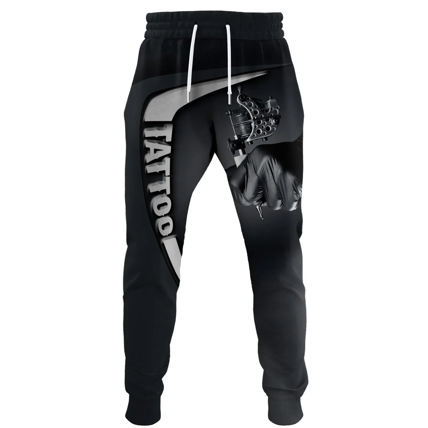 Tattoo Pants Tattoo Machine Personalized Name 3D Sweatpants Tattoo Artist Jogger