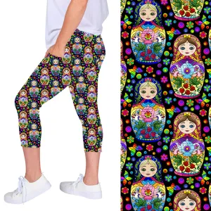 Teapot Babushka Deluxe Pocket Capri