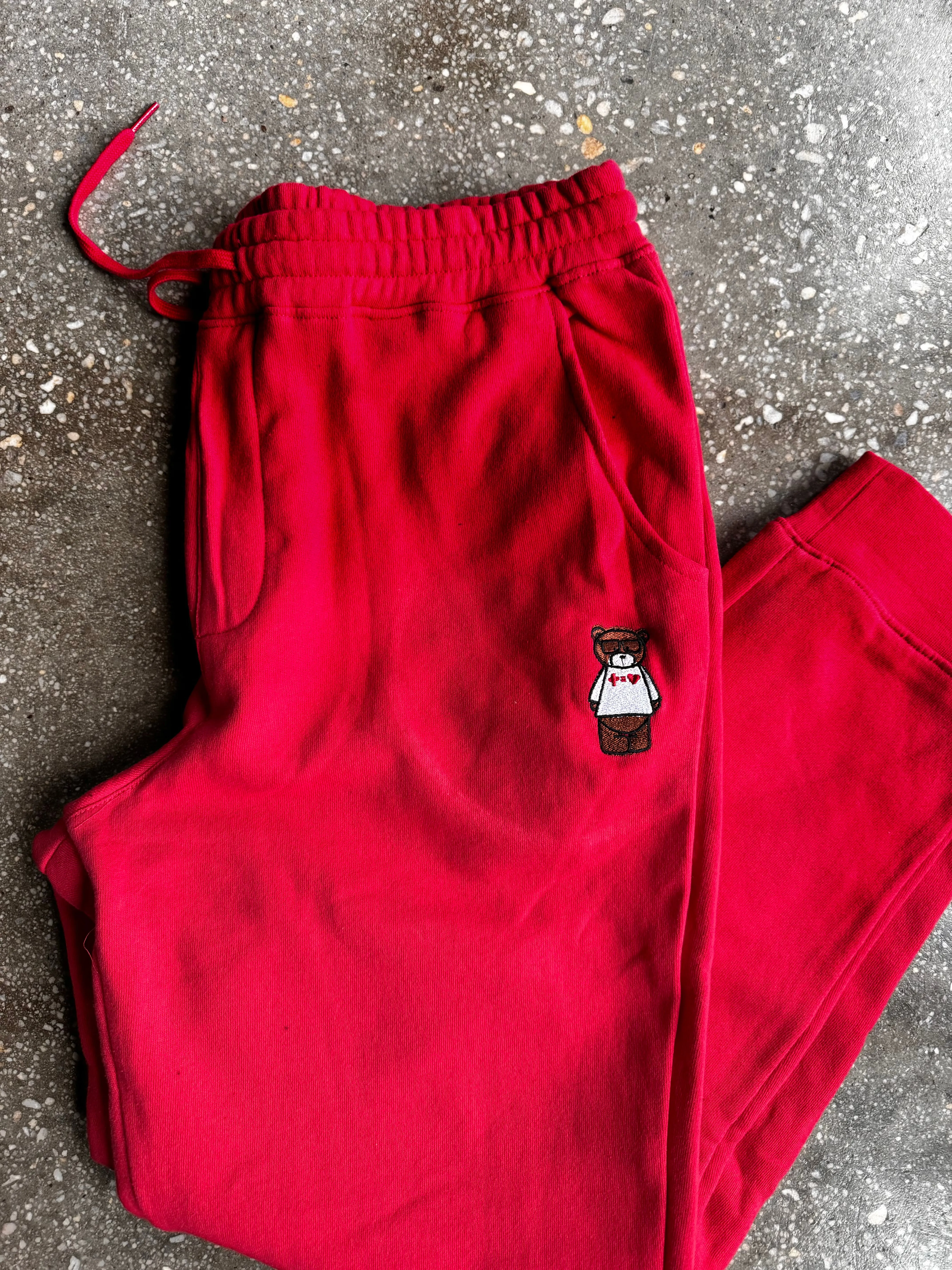 Teddy Embroidered Adult/Unisex Sweatpants