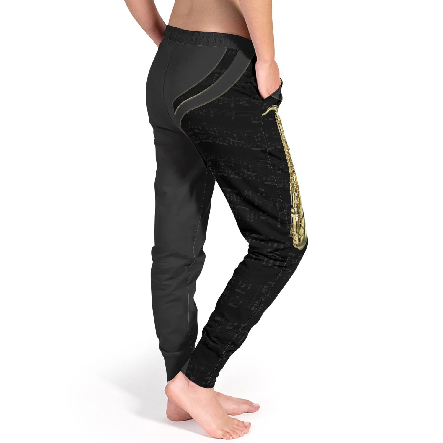 Tenor Saxophone 3D Sweatpants Saxophone Jogger 02