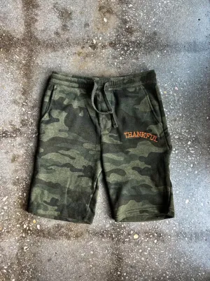 Thankful Embroidered Adult/Unisex Shorts