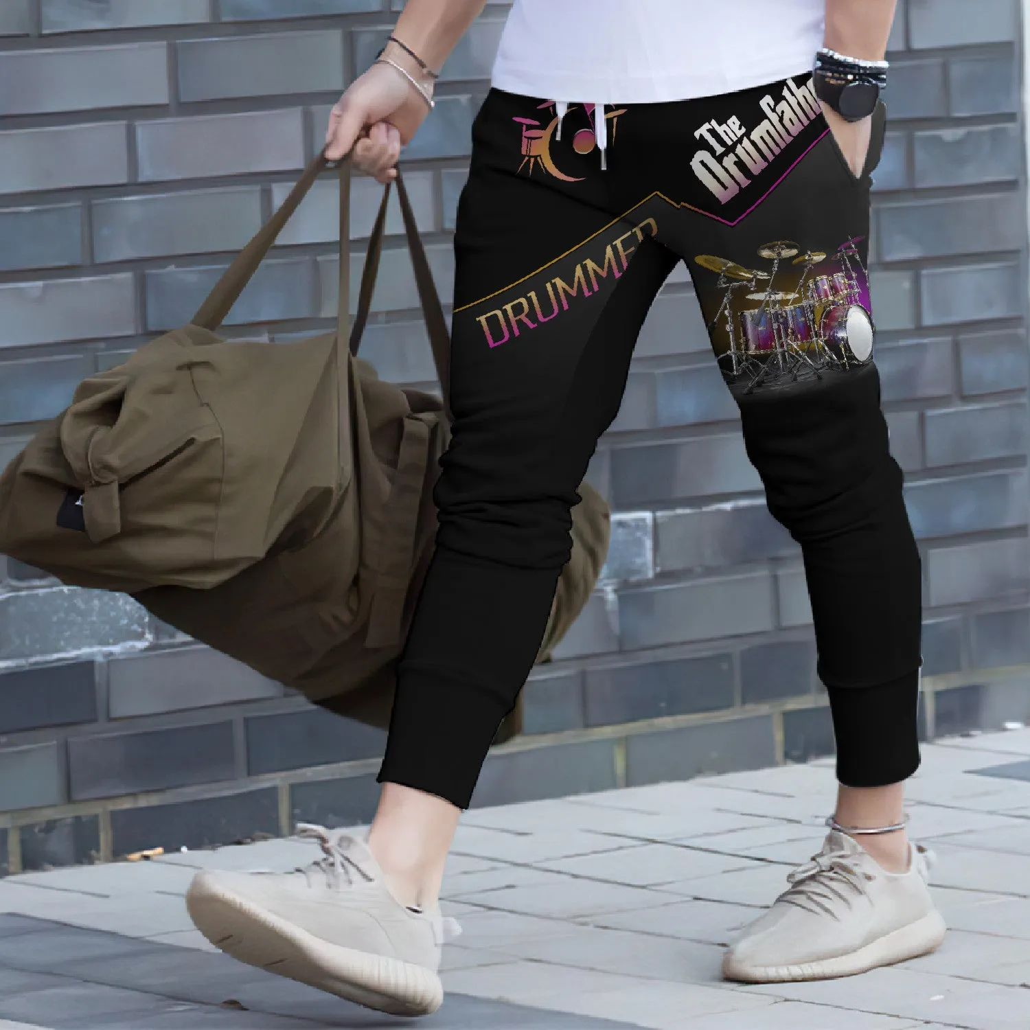The Drumfather 3D Sweatpants Drummer Jogger