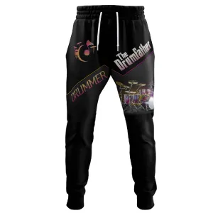 The Drumfather 3D Sweatpants Drummer Jogger