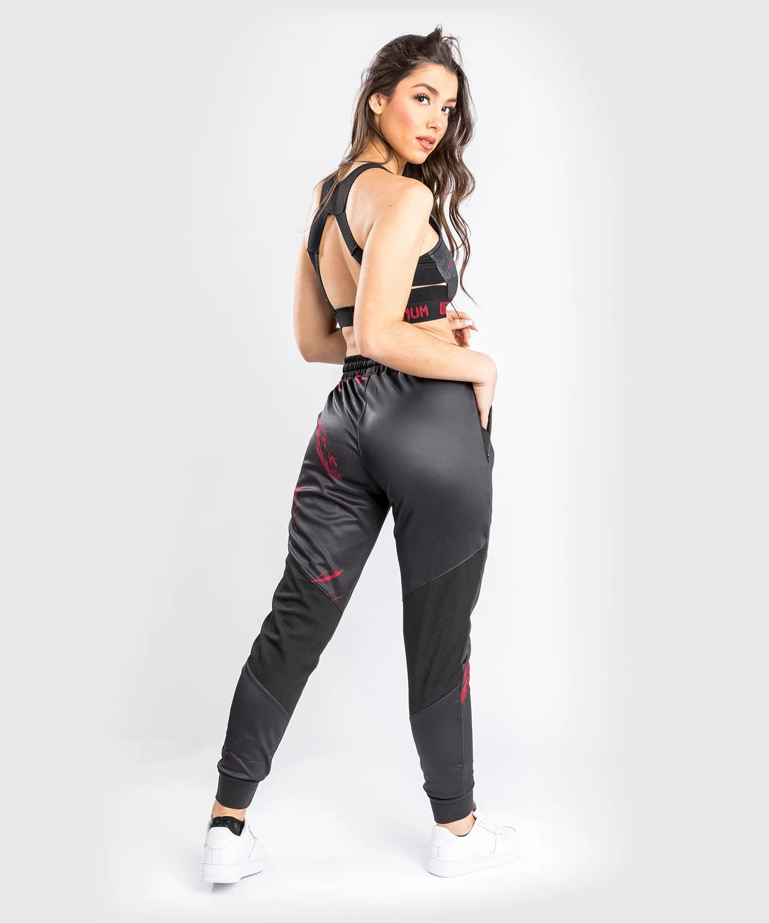 UFC Venum Authentic Fight Week 2.0 Sweatpants - Voor Dames -  Zwart/Rood