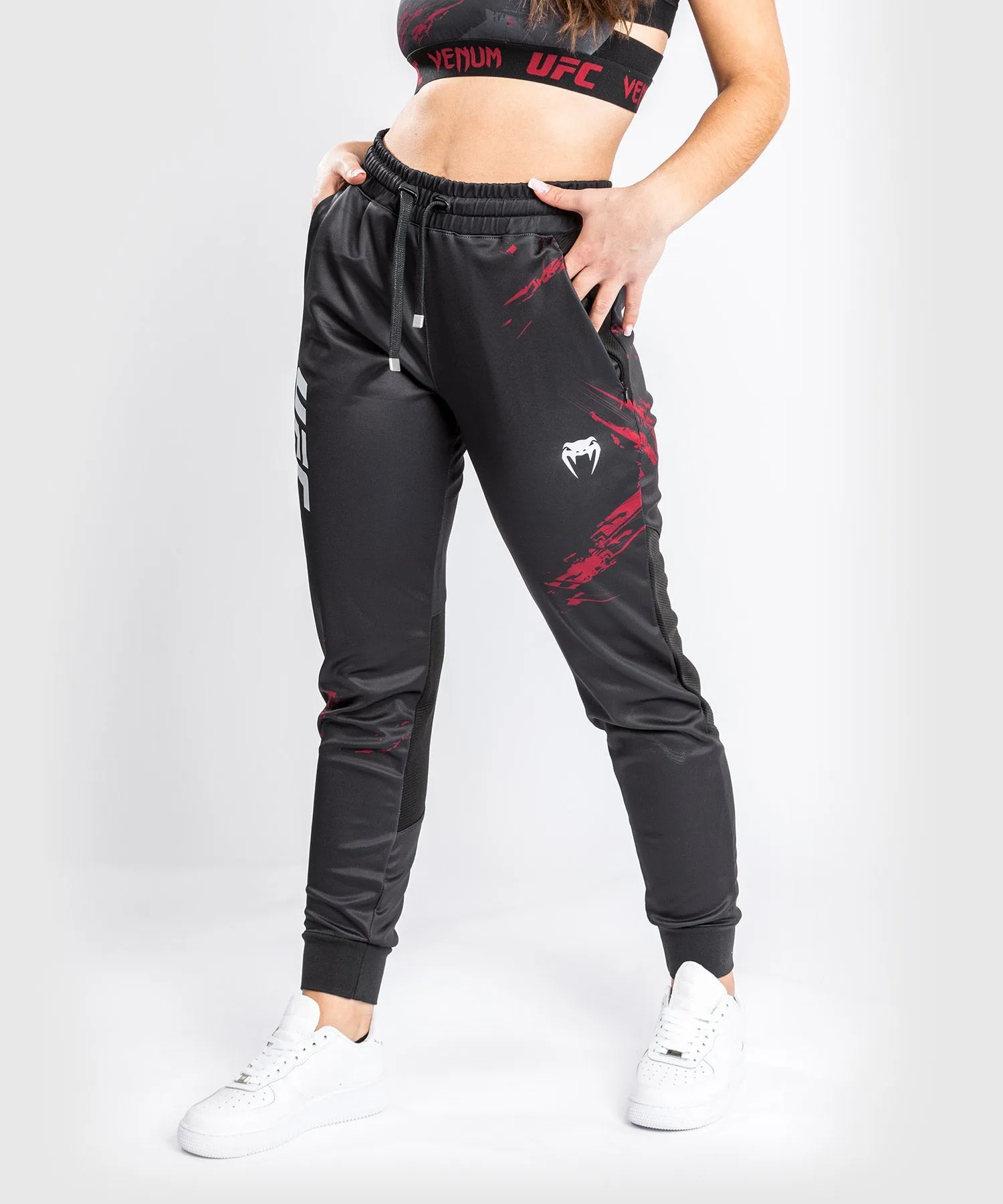 UFC Venum Authentic Fight Week 2.0 Sweatpants - Voor Dames -  Zwart/Rood