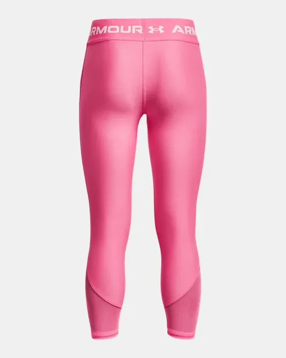 Under Armour Girls' HeatGear® Armour Printed Ankle Crop