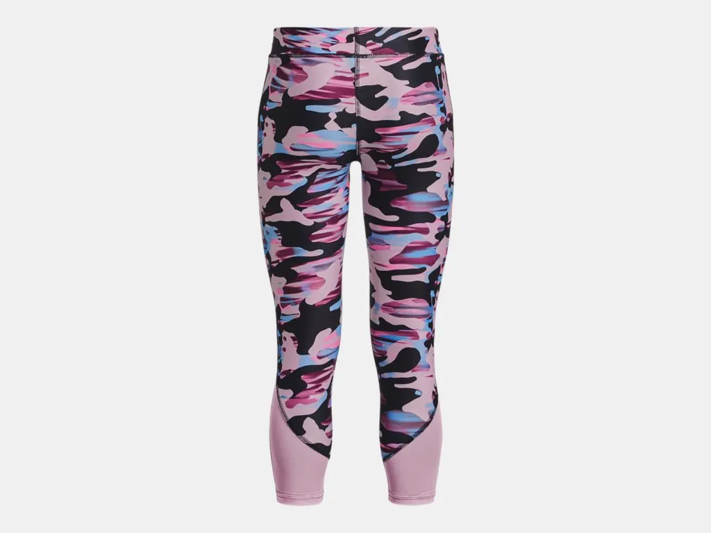 Under Armour Girls' HeatGear® Armour Printed Ankle Crop
