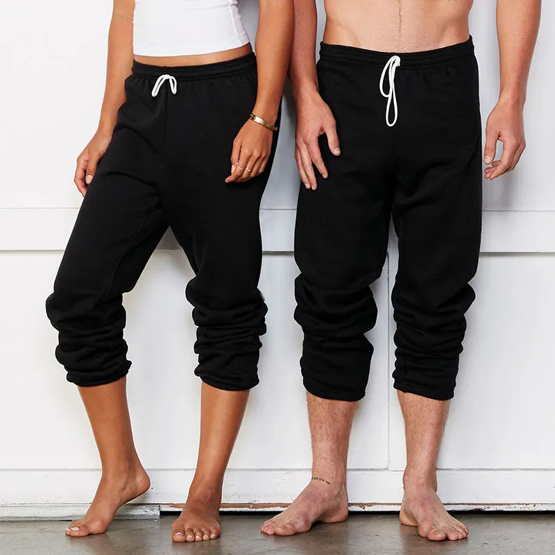 Unisex essential fleece scrunch sweatpants