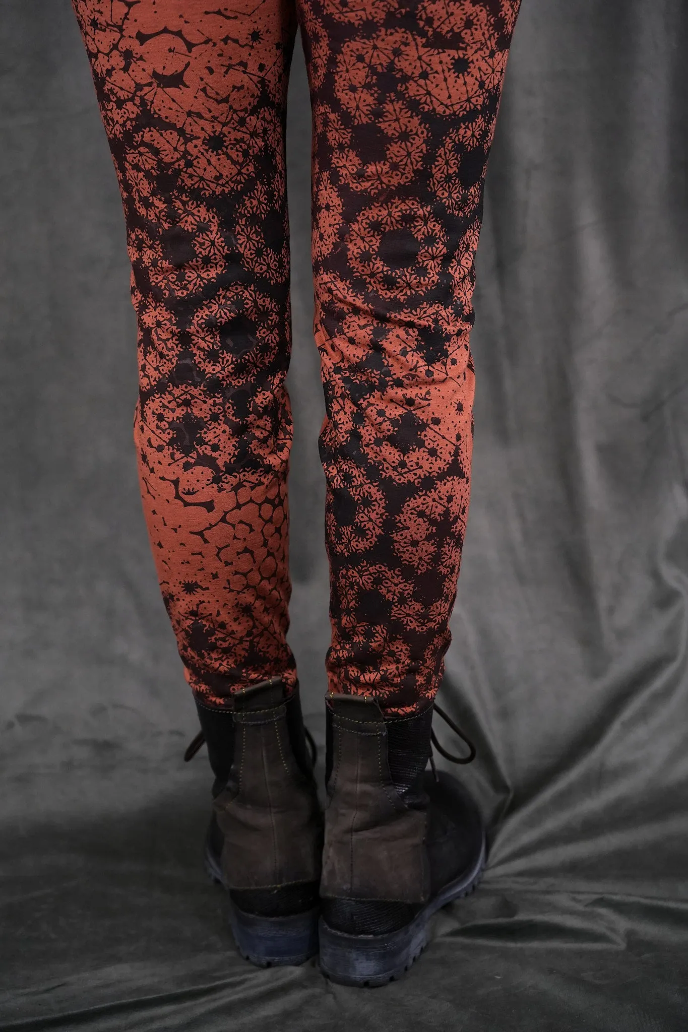 V1718 Bamboo Lycra Legging Persimmon-P