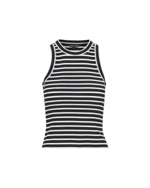 VERONICA BEARD CROPPED JORDYN TANK