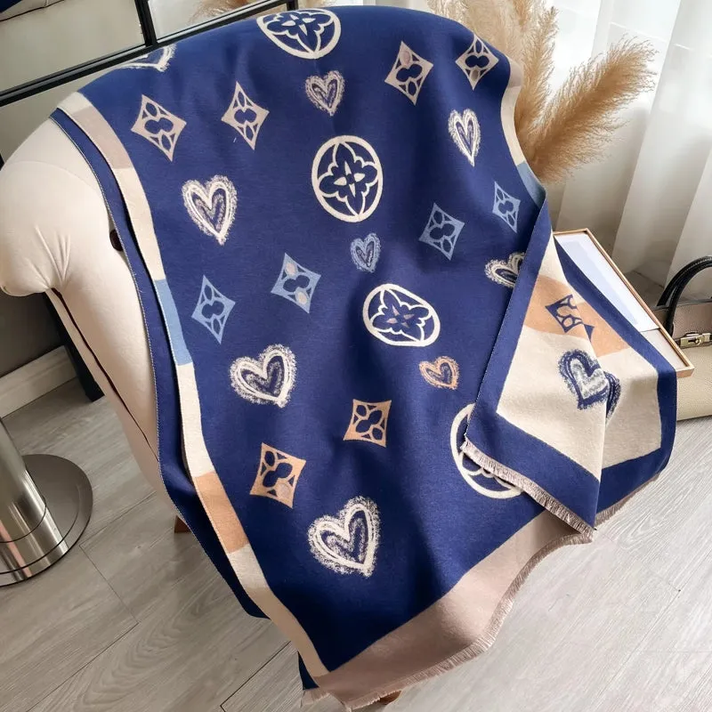 Winter Warm Cashmere Wraps Women Scarf