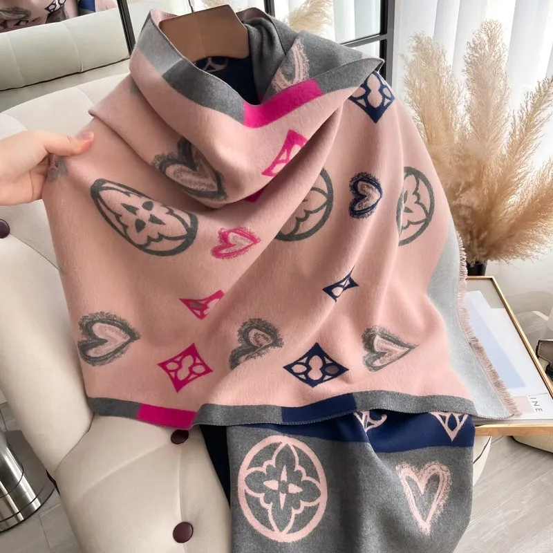 Winter Warm Cashmere Wraps Women Scarf