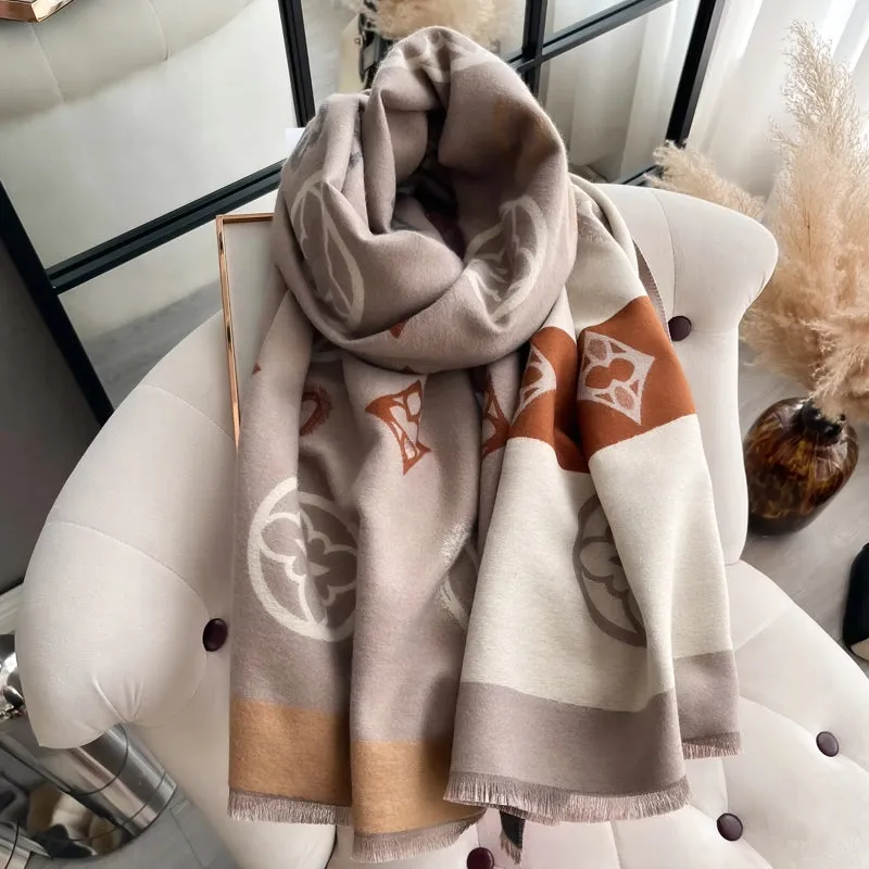 Winter Warm Cashmere Wraps Women Scarf