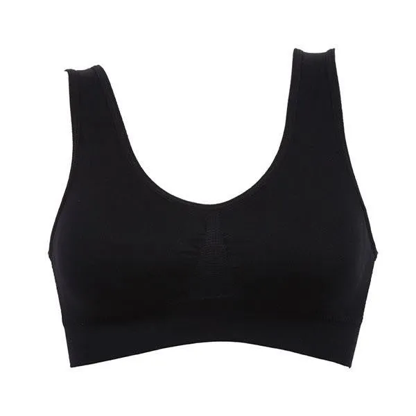 Women Bra Casual Padded Bra Crop Top Women Vest Stretch X16