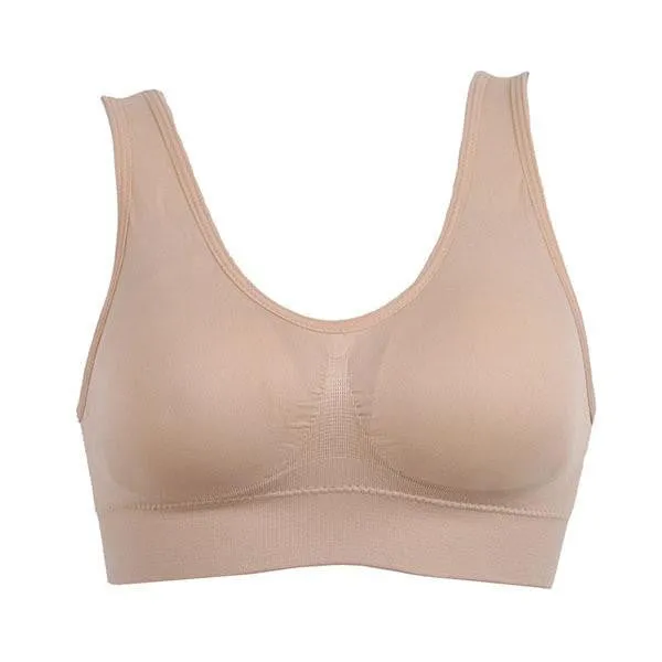 Women Bra Casual Padded Bra Crop Top Women Vest Stretch X16