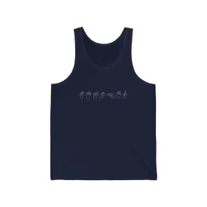 Women's American Sign Language "Teacher" Jersey Tank