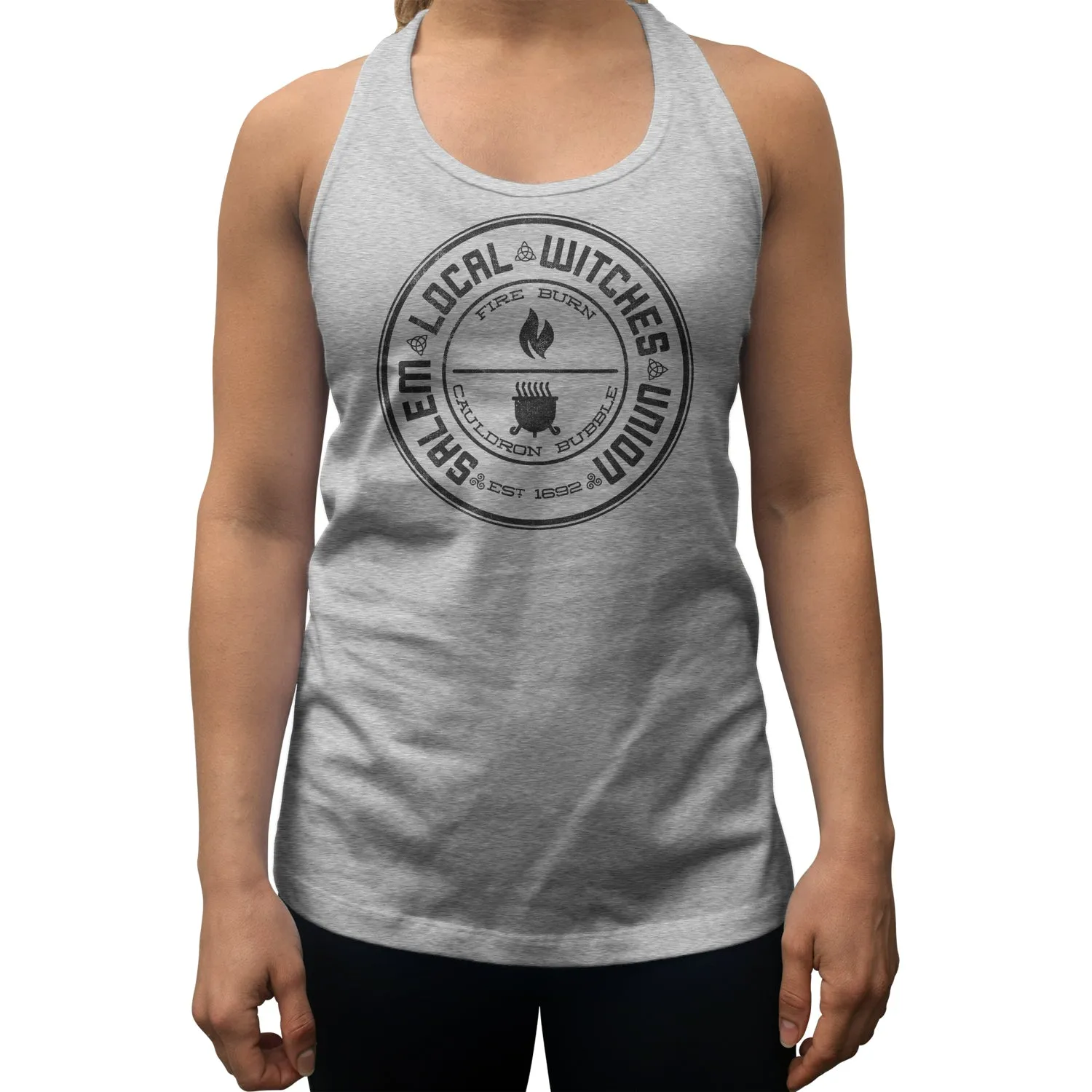 Women's Salem Local Witches Union Racerback Tank Top