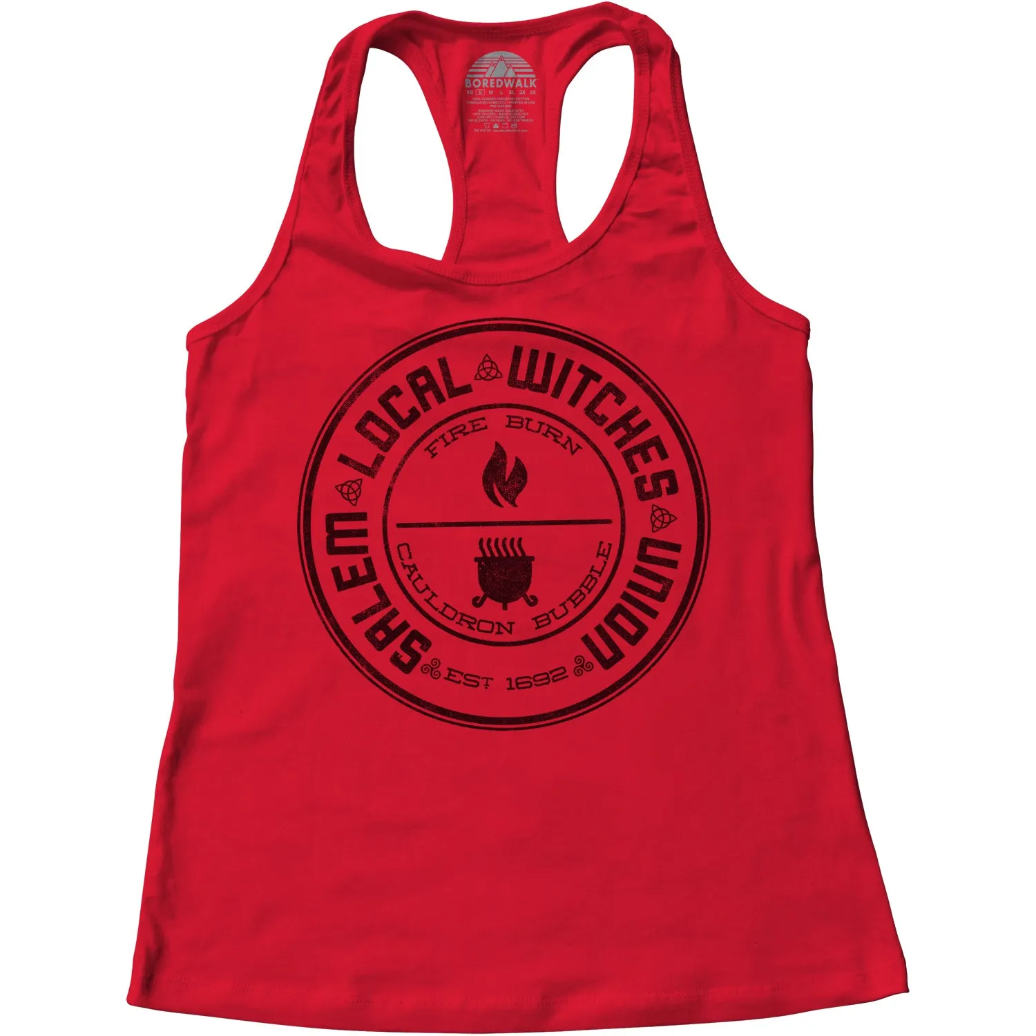 Women's Salem Local Witches Union Racerback Tank Top
