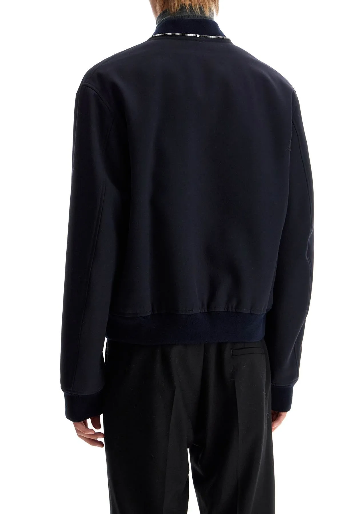 woolen bomber jacket