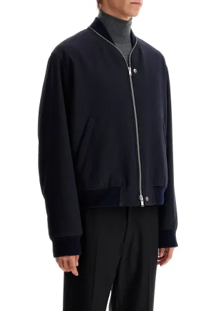 woolen bomber jacket