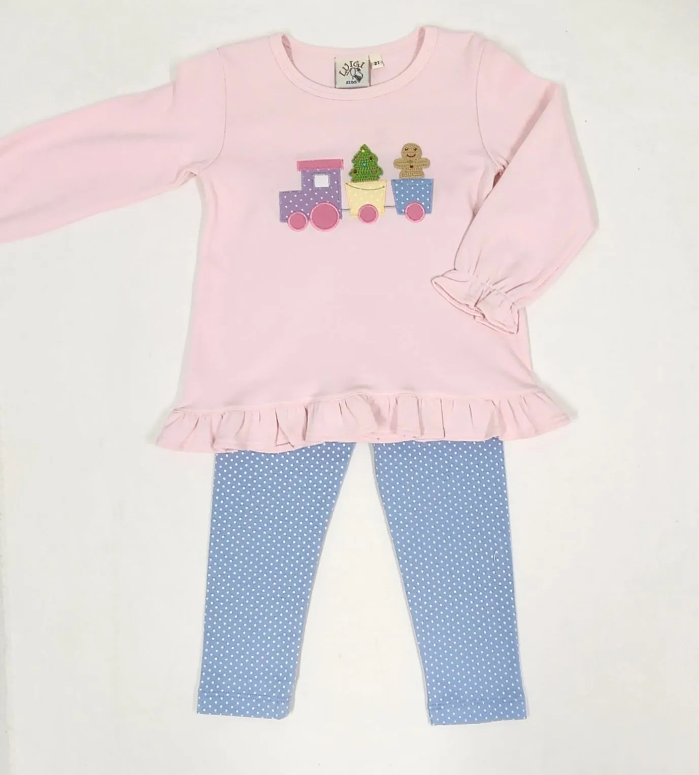 X-Mas Train Applique Legging Set